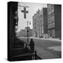Harlem Street Scene. May 1943-null-Stretched Canvas