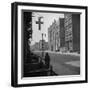 Harlem Street Scene. May 1943-null-Framed Photo