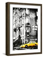 Harlem Taxi II - In the Style of Oil Painting-Philippe Hugonnard-Framed Giclee Print