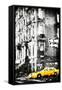 Harlem Taxi II - In the Style of Oil Painting-Philippe Hugonnard-Framed Stretched Canvas