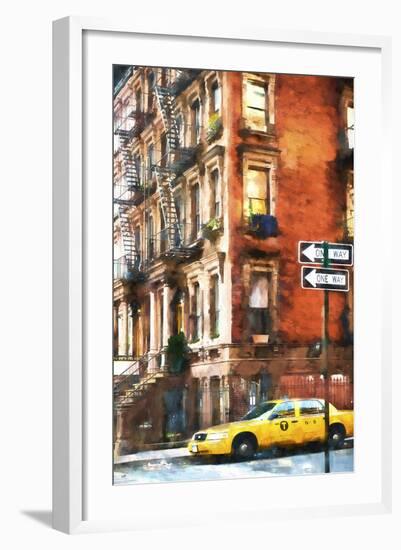Harlem Taxi-Philippe Hugonnard-Framed Giclee Print