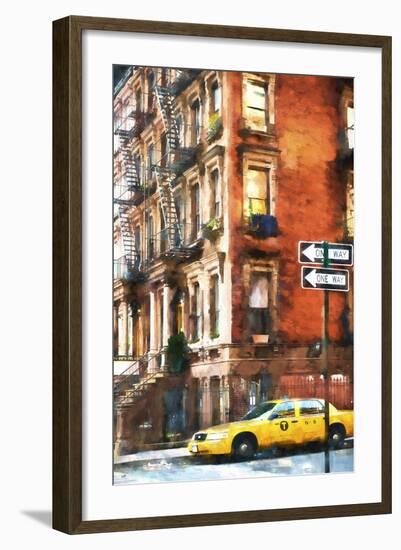 Harlem Taxi-Philippe Hugonnard-Framed Giclee Print