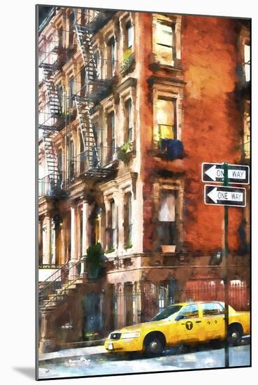 Harlem Taxi-Philippe Hugonnard-Mounted Giclee Print