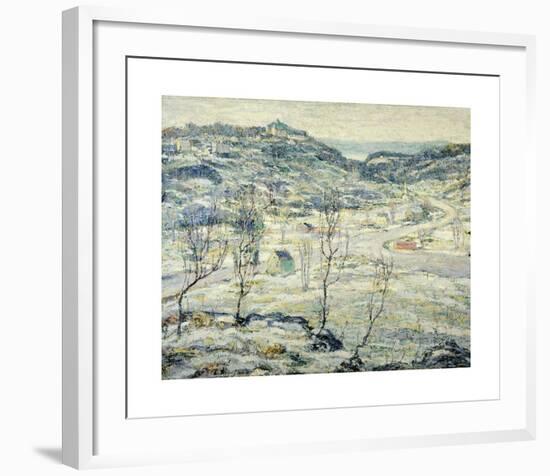 Harlem Valley, Winter-Ernest Lawson-Framed Premium Giclee Print