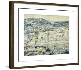 Harlem Valley, Winter-Ernest Lawson-Framed Premium Giclee Print