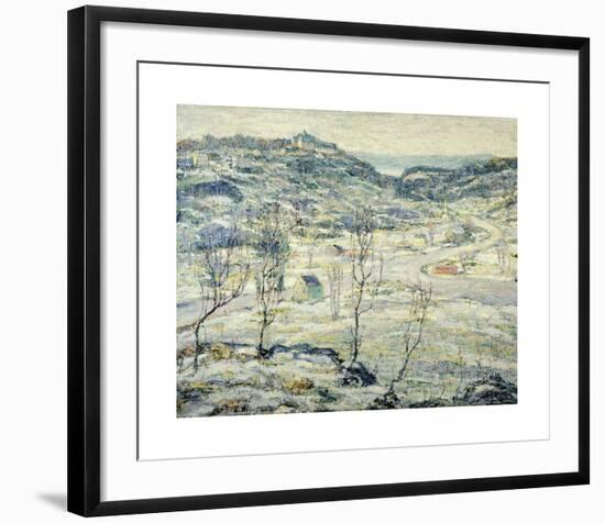 Harlem Valley, Winter-Ernest Lawson-Framed Premium Giclee Print