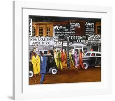 Harlem-Michele Wood-Framed Art Print