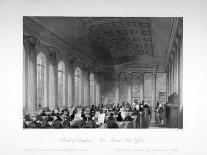 Interior View of the Stock Exchange, Bartholomew Lane, City of London, 1841-Harlen Melville-Giclee Print