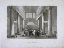 Interior View of the Stock Exchange, Bartholomew Lane, City of London, 1841-Harlen Melville-Giclee Print
