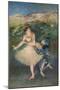 Harlequin and Colombine. Around 1895. Oil on wood.-Edgar Degas-Mounted Giclee Print