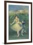 Harlequin and Colombine, C.1886-90 (Oil on Panel)-Edgar Degas-Framed Giclee Print