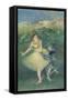 Harlequin and Colombine, C.1886-90 (Oil on Panel)-Edgar Degas-Framed Stretched Canvas