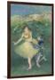 Harlequin and Colombine, C.1886-90 (Oil on Panel)-Edgar Degas-Framed Giclee Print