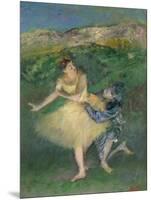 Harlequin and Colombine, circa 1886-1890-Edgar Degas-Mounted Giclee Print