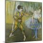 Harlequin and Columbine-Edgar Degas-Mounted Giclee Print