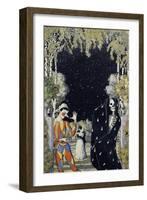 Harlequin and Death, 1907-Konstantin Andreyevich Somov-Framed Giclee Print