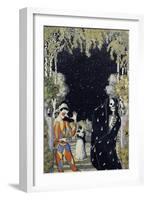 Harlequin and Death, 1907-Konstantin Andreyevich Somov-Framed Giclee Print