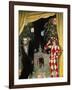 Harlequin and Death, 1918-Konstantin Andreyevich Somov-Framed Giclee Print