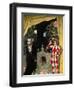 Harlequin and Death, 1918-Konstantin Andreyevich Somov-Framed Giclee Print