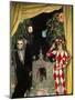 Harlequin and Death, 1918-Konstantin Andreyevich Somov-Mounted Giclee Print