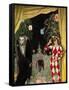 Harlequin and Death, 1918-Konstantin Andreyevich Somov-Framed Stretched Canvas