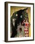 Harlequin and Death, 1918-Konstantin Andreyevich Somov-Framed Giclee Print
