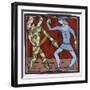 Harlequin and Scaramouche (Commedia Dell'Arte)-Leslie Xuereb-Framed Giclee Print