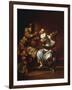 Harlequin as a Father-Giovanni Domenico Ferretti-Framed Giclee Print