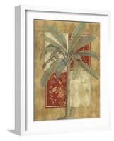 Harlequin Banana Palm-null-Framed Art Print