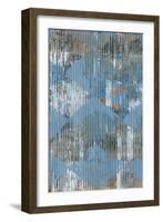 Harlequin Blue I-Dlynn Roll-Framed Art Print