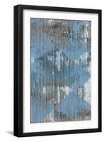 Harlequin Blue II-Dlynn Roll-Framed Art Print