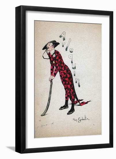 Harlequin, C1880-1930-Henry Gerbault-Framed Giclee Print