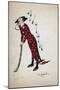 Harlequin, C1880-1930-Henry Gerbault-Mounted Giclee Print