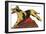 Harlequin Great Dane-null-Framed Art Print