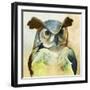 Harlequin Hibou II-Grace Popp-Framed Art Print