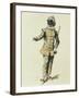 Harlequin in 1671-Maurice Sand-Framed Giclee Print