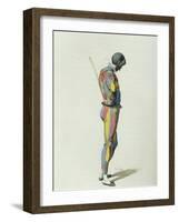 Harlequin in 1858-Maurice Sand-Framed Giclee Print