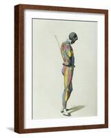 Harlequin in 1858-Maurice Sand-Framed Giclee Print