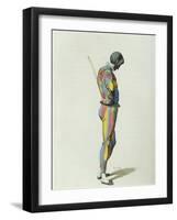 Harlequin in 1858-Maurice Sand-Framed Giclee Print