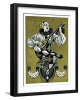 "Harlequin Mandolin Player,"April 4, 1931-Elbert Mcgran Jackson-Framed Giclee Print