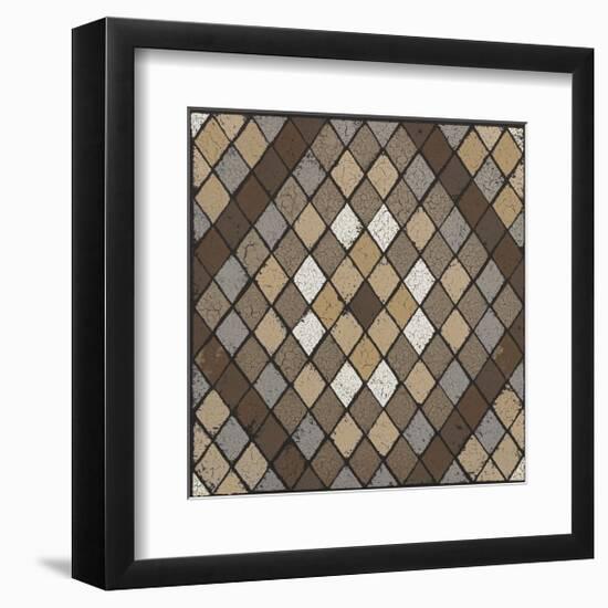 Harlequin (Neutrals)-Susan Clickner-Framed Giclee Print