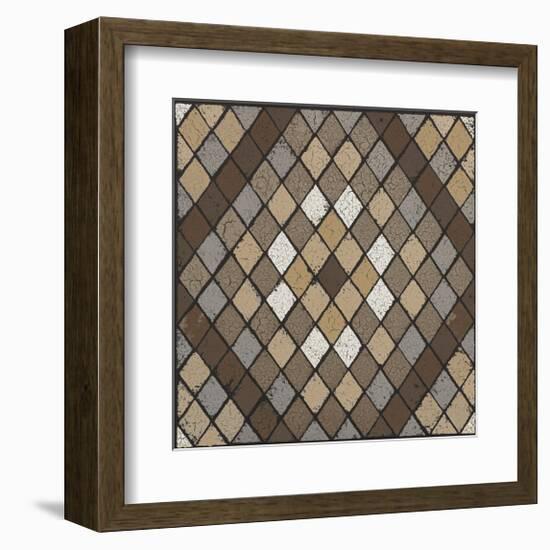 Harlequin (Neutrals)-Susan Clickner-Framed Giclee Print