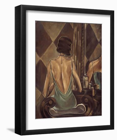 Harlequin Pearls-Trish Biddle-Framed Giclee Print