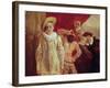 Harlequin, Pierrot and Scapin, Actors from the Commedia dell'Arte-Jean Antoine Watteau-Framed Giclee Print