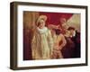 Harlequin, Pierrot and Scapin, Actors from the Commedia dell'Arte-Jean Antoine Watteau-Framed Premium Giclee Print