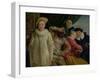 Harlequin, Pierrot and Scapin-Jean Antoine Watteau-Framed Giclee Print