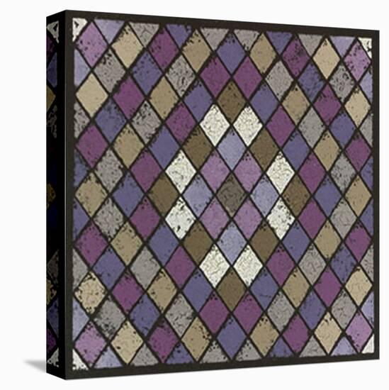 Harlequin - Plum-Susan Clickner-Stretched Canvas