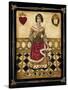 Harlequin Queen-Gregory Gorham-Stretched Canvas