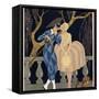 Harlequin's Kiss-Georges Barbier-Framed Stretched Canvas