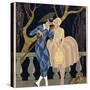 Harlequin's Kiss-Georges Barbier-Stretched Canvas